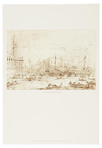 (IL CANALETTO / ANTONIO DA CANAL.) Miller, Charlotte. Fifty Drawings by Canaletto From the Royal Library, Windsor Castle.